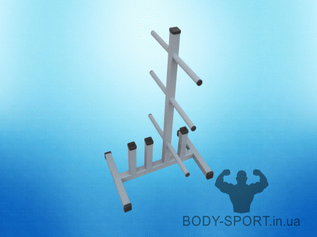 Стойка для зберігання млинців (дисків) грифів, гантелей